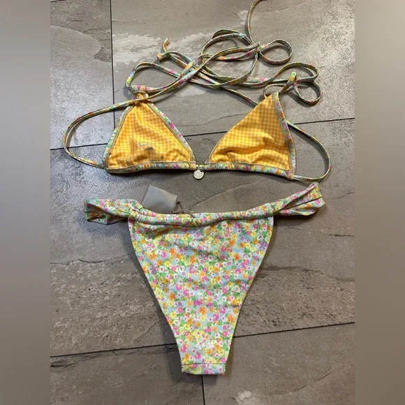 Kulani Kinis X Lounge Bikini Set in Coco Mango - Picture 5 of 6